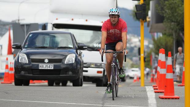 New "Copenhagen style" cycle lanes are a nod to European mega centres (Joseph Johnson / Fairfax NZ)